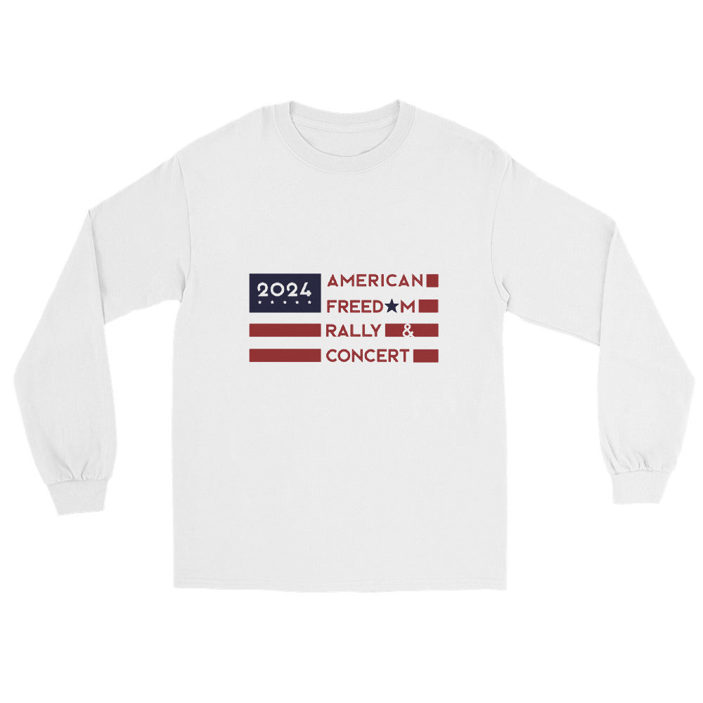 American Freedom Rally Flag Long Sleeve T-Shirt