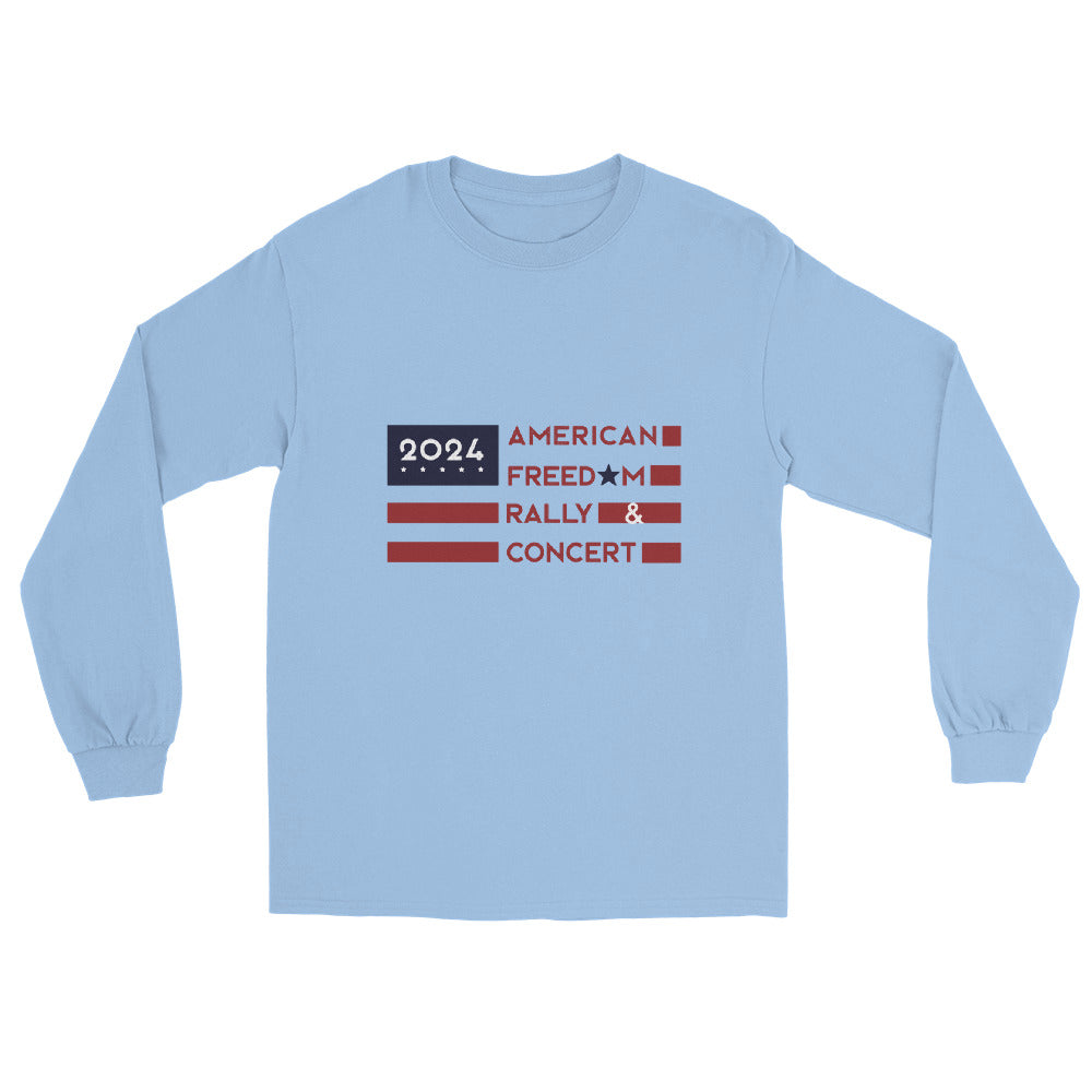 American Freedom Rally Flag Long Sleeve T-Shirt